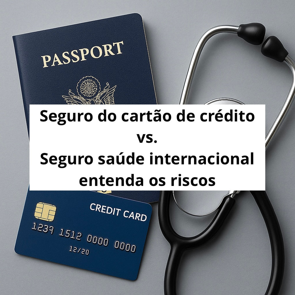 Saúde internacional: Seguro do cartão de crédito x Seguro saúde internacional: qual escolher